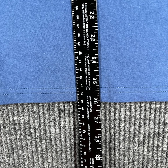 Tommy Hilfiger Shirt Youth Large Blue Long Sleeve Crew Casual School New - Picture 10 of 13